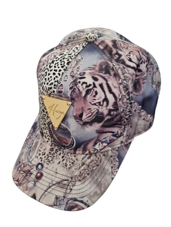 Hater Snapback Tiger Cheetah Patterned Hat main image 9